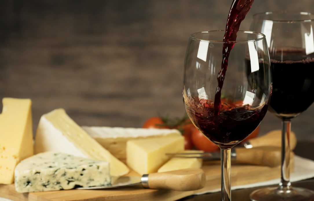 Vin rouge et fromage