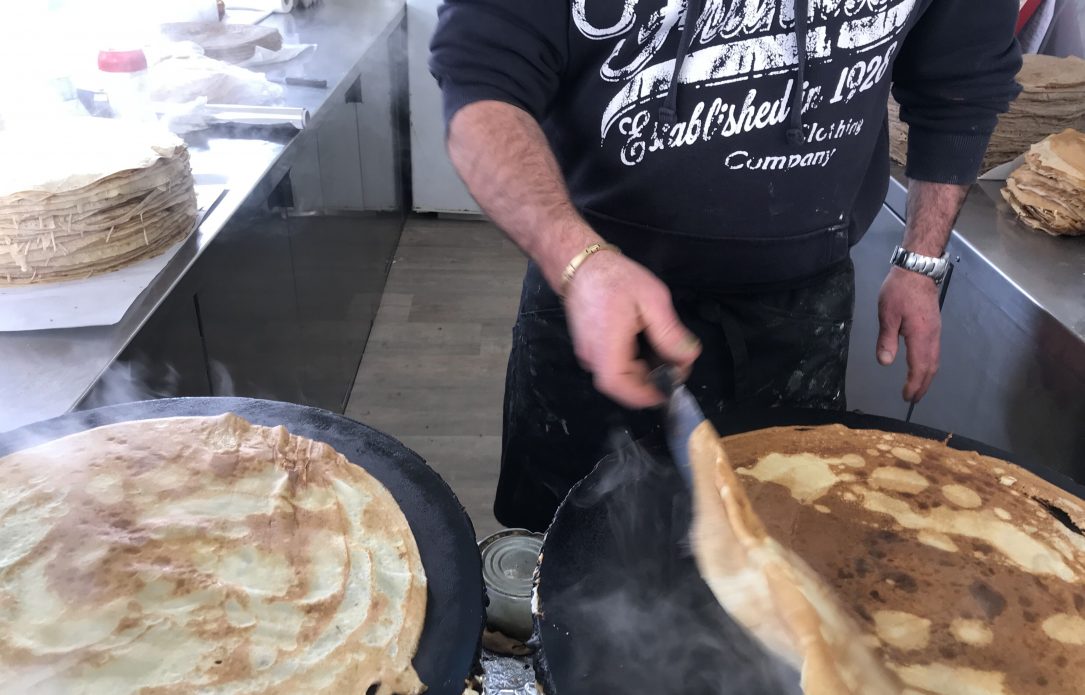 Food truck crepes