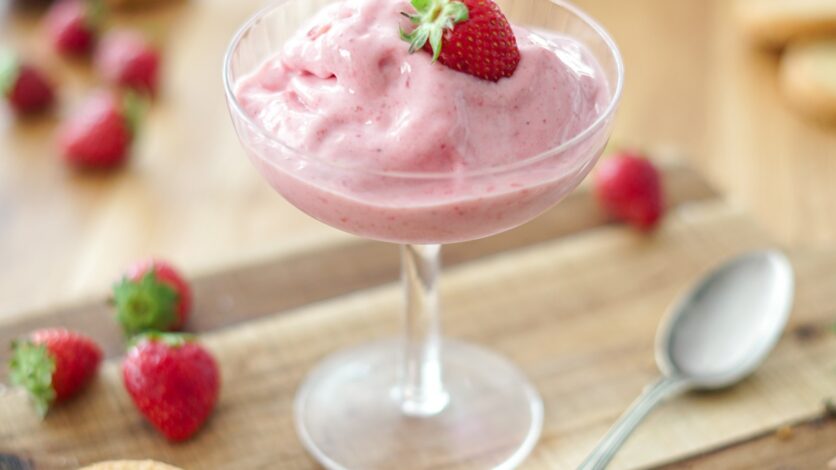 GLACE À LA FRAISE